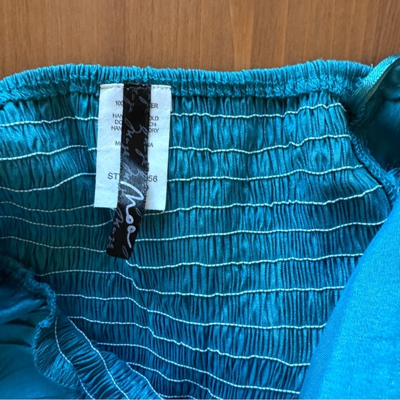 Y2K Ruched Ruffle Blouse - Picture 6 of 7